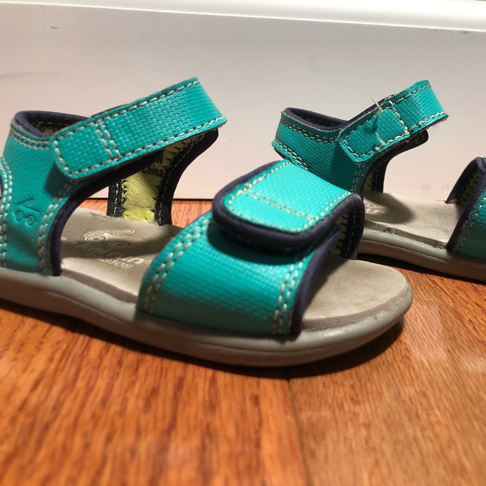 See Kai Run Teal Kids Sandals